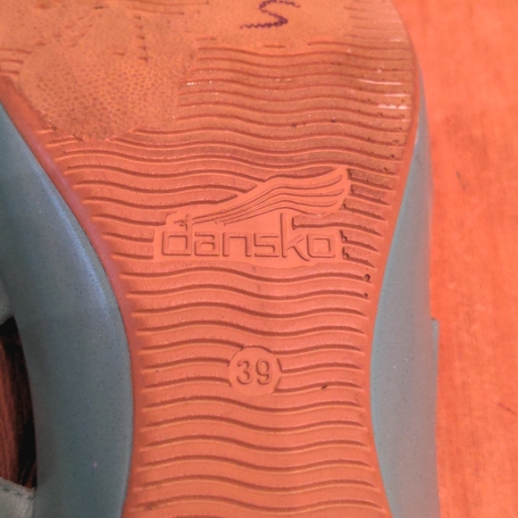 Dansko Pasadena Collection Teal Dixie Sandals, Size 39 - Picture 6 of 14